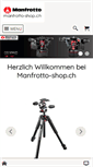 Mobile Screenshot of manfrotto-shop.ch